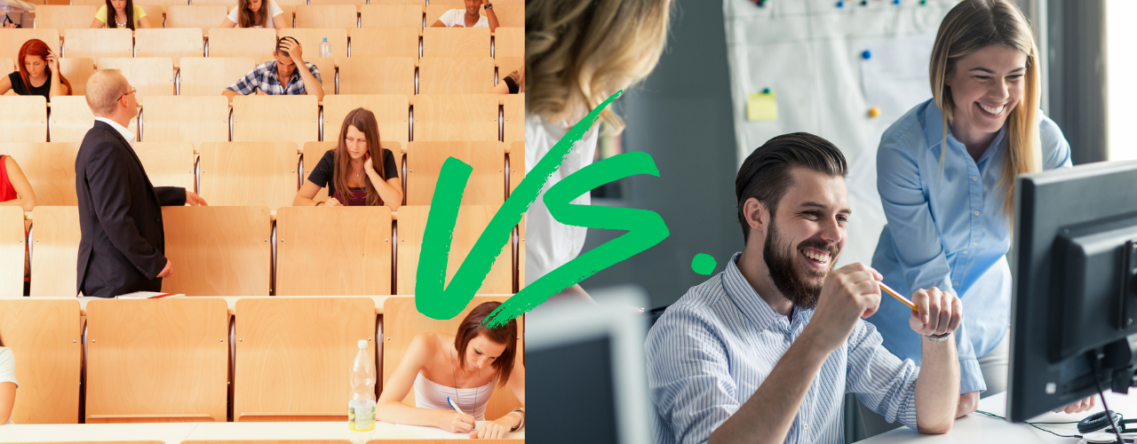 Studium vs. Ausbildung